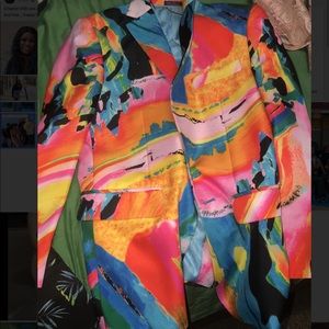 Multicolored prom jacket!